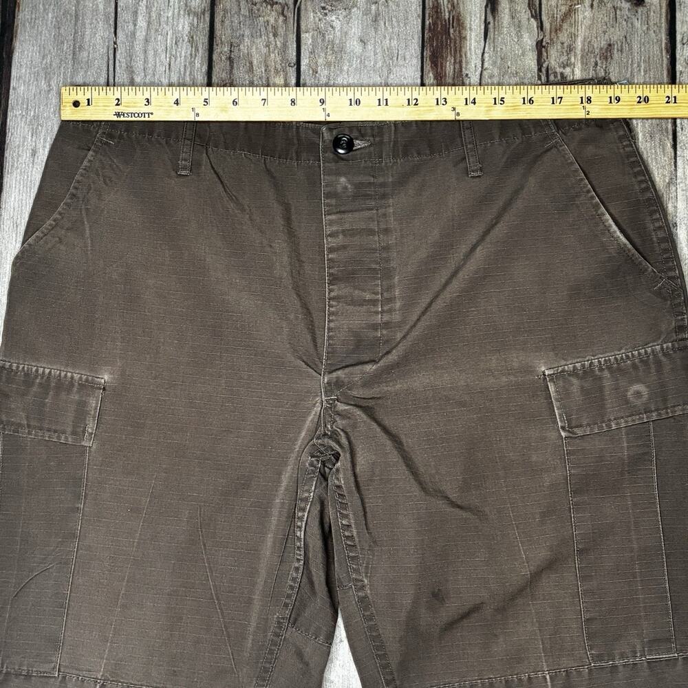 Propper Cargo Pants Brown Mens Size Large Reg 38/30 Baggy Combat Trouser Ripstop - Picture 4 of 11